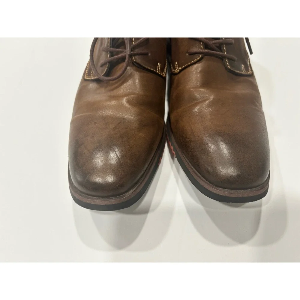 Steve Madden Mens 13 Chukka Boots  Leather Lace Up
